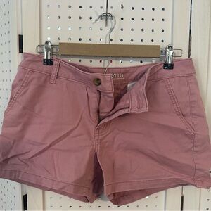 a.n.a Dusty Rose Cotton Chino Bermuda Shorts